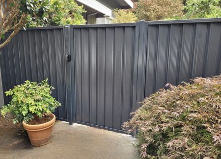 steel privacy fence